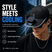 New Wearable Solar Clip Fan, 3-Speed Adjustable