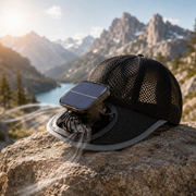 New Wearable Solar Clip Fan, 3-Speed Adjustable